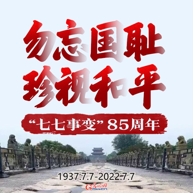 【海報】“七七事變”85周年 這些數字不能忘記