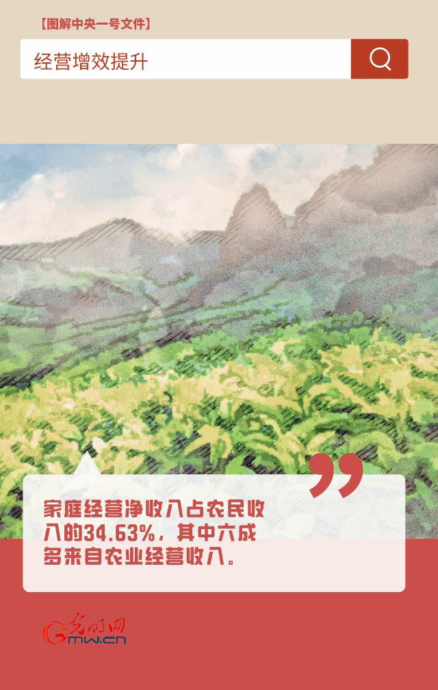 【圖解中央一號文件】“動”漫海報丨今年如何讓農民的“錢袋子”鼓起來？