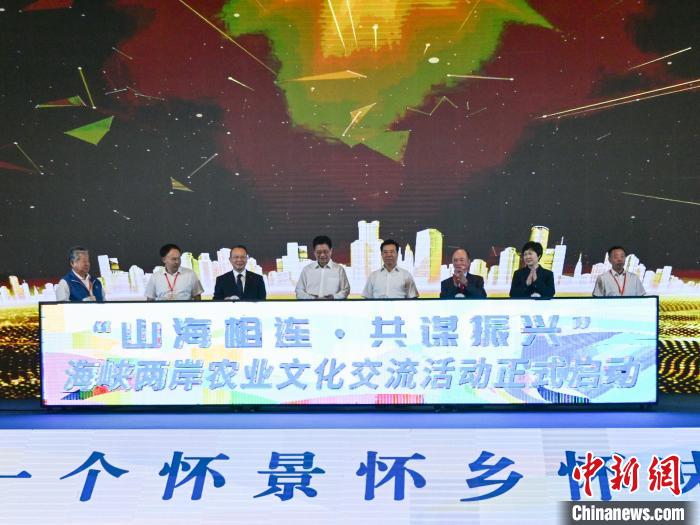 海峽兩岸農業(yè)文化交流活動在湖南懷化啟幕?！鸦形麄鞑?供圖