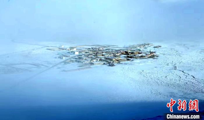 圖為普瑪江塘鄉(xiāng)冬季村景。　浪卡子縣網信辦供圖