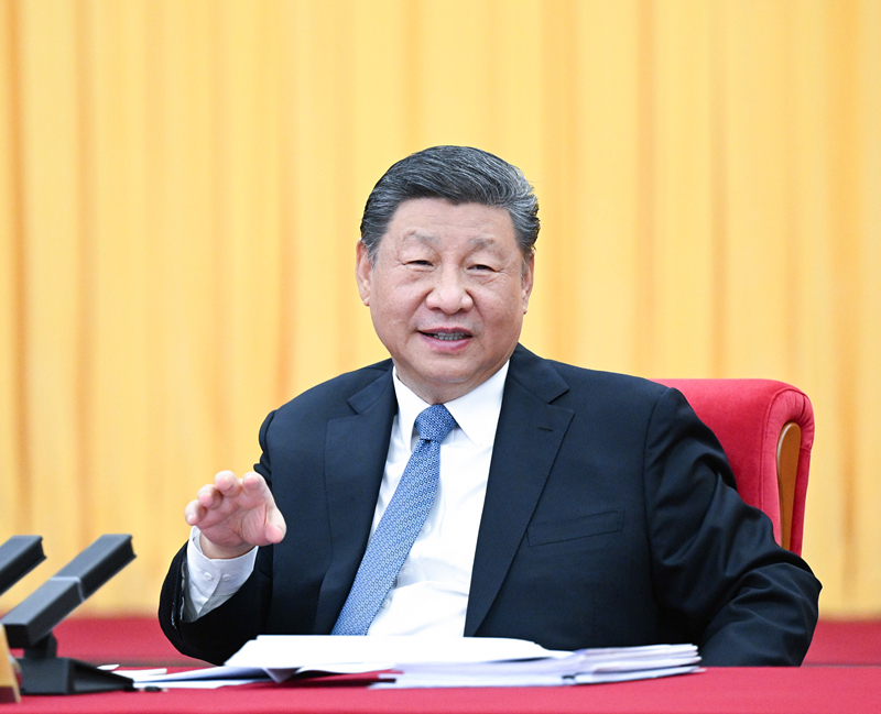 2025年3月6日，習近平總書記看望參加全國政協十四屆三次會議的民盟、民進、教育界委員，并參加聯組會。